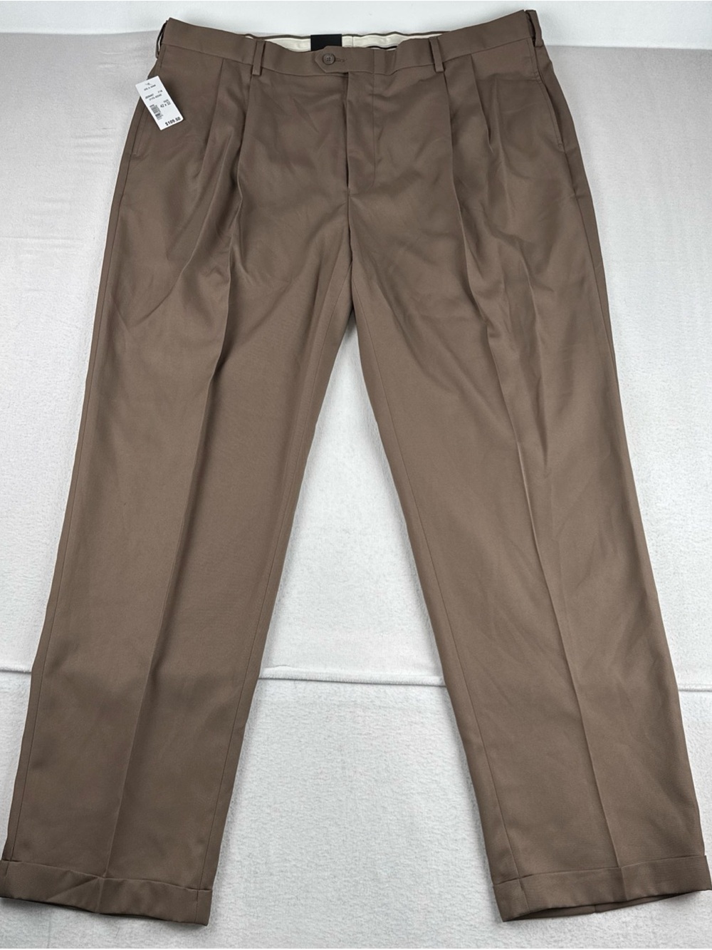 New! Jos A Bank Traveller Mens Brown Chino Pants 42*32 ($109) Preppy Casual